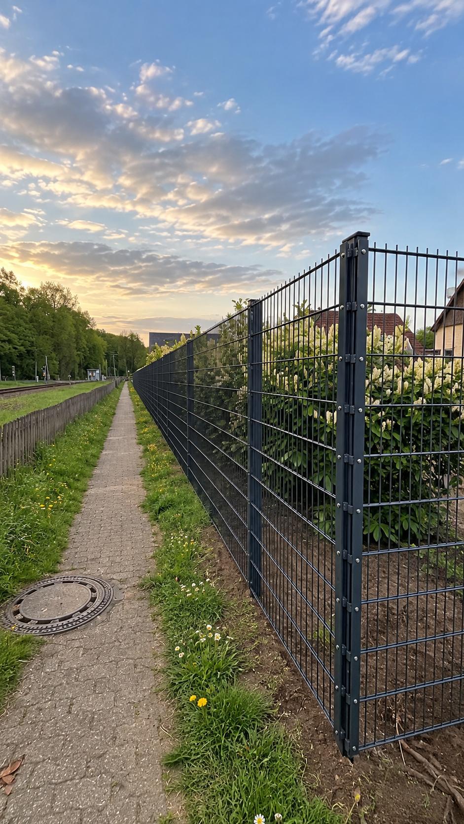 Doppelstabmattenzaun 1